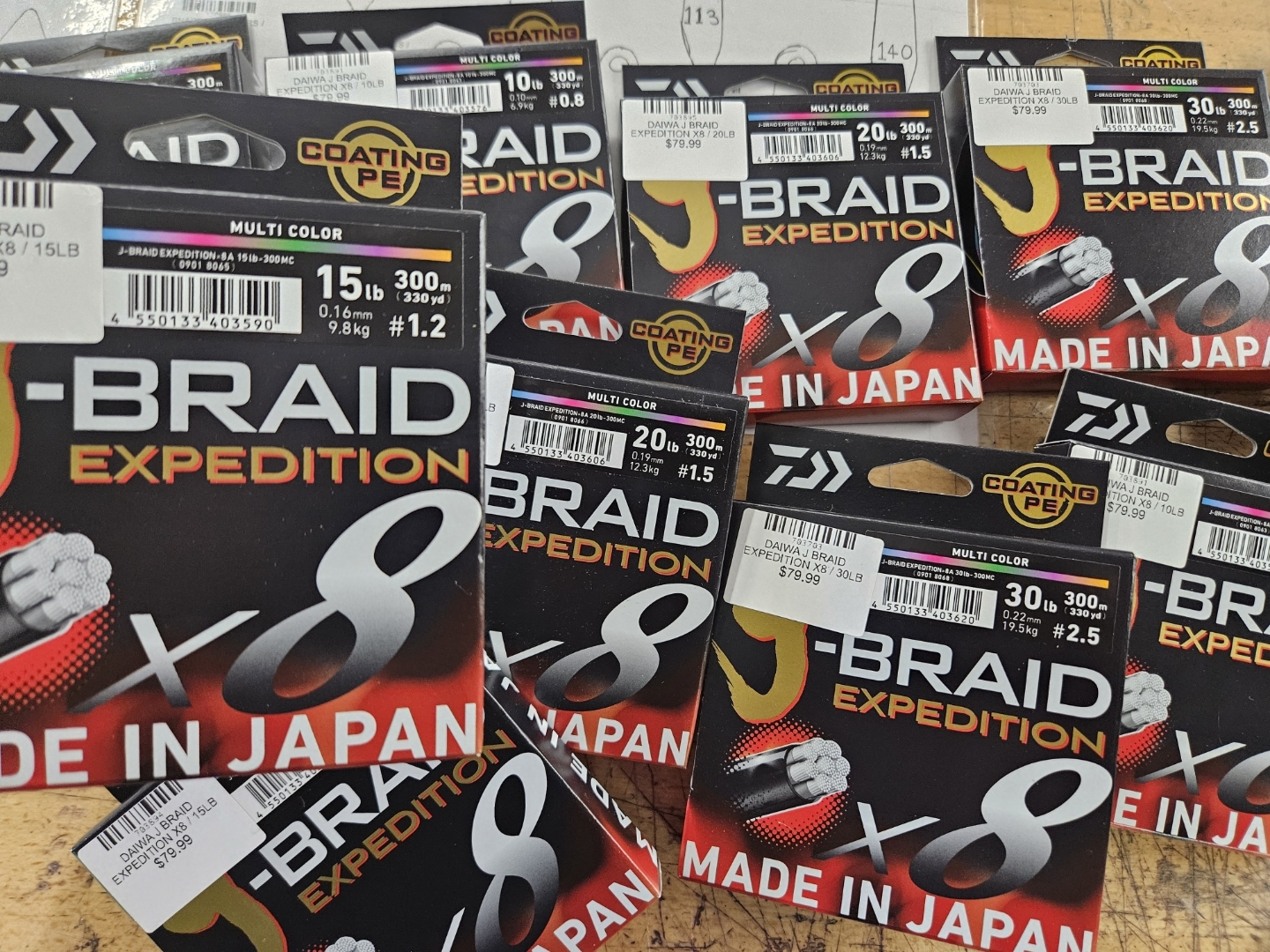 Daiwa J-Braid Grand Braid Line 150yds 8lb